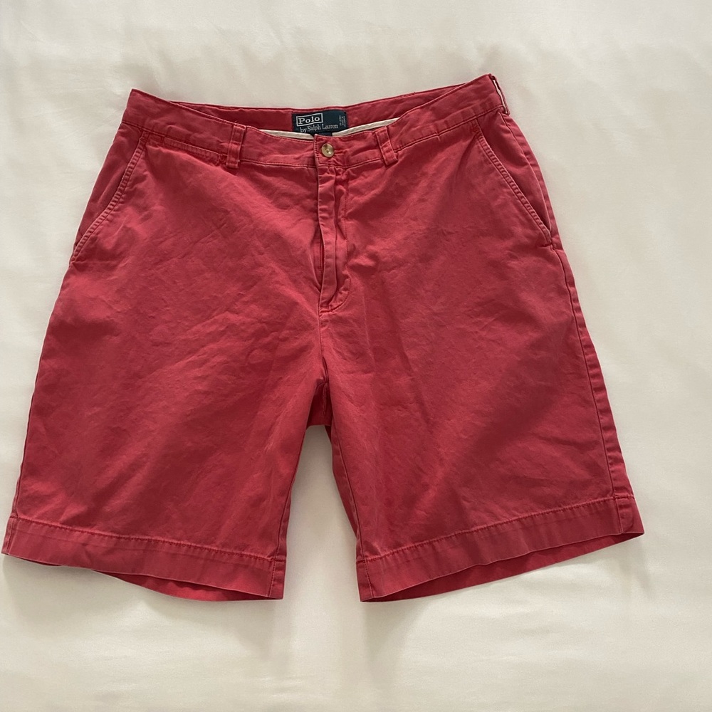 Mens Shorts - POLO - Large - Red